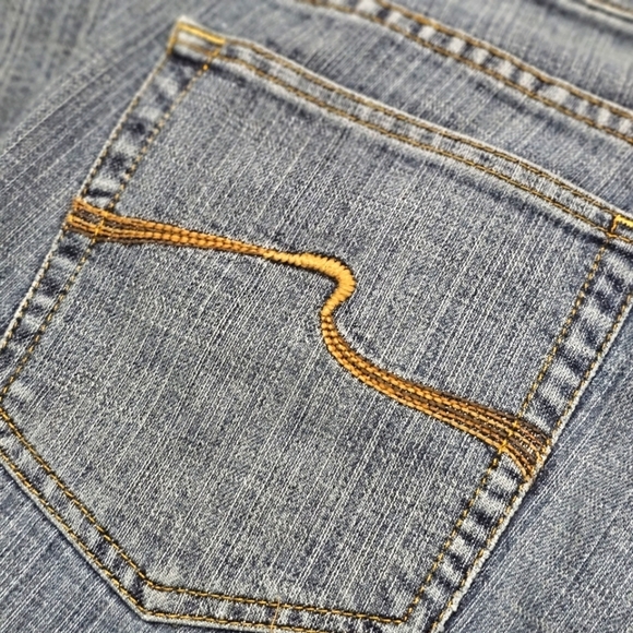 Ralph Lauren U.S. Polo Jeans ✦ High‑Rise Bootcut Blue Wash Embroidery ✦ 10 Short - Picture 6 of 14